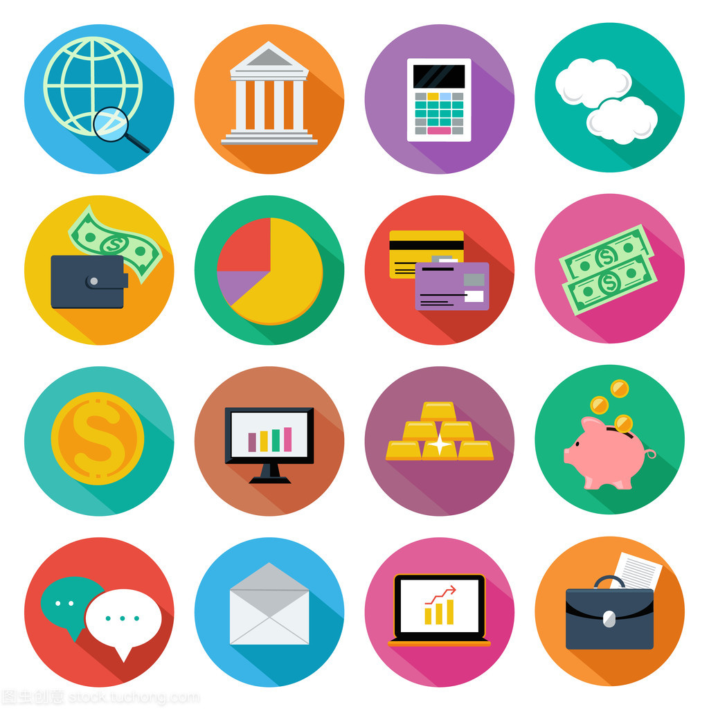 圖標(biāo)集在財(cái)務(wù)、投資管理與財(cái)務(wù)咨詢中的視覺溝通價(jià)值